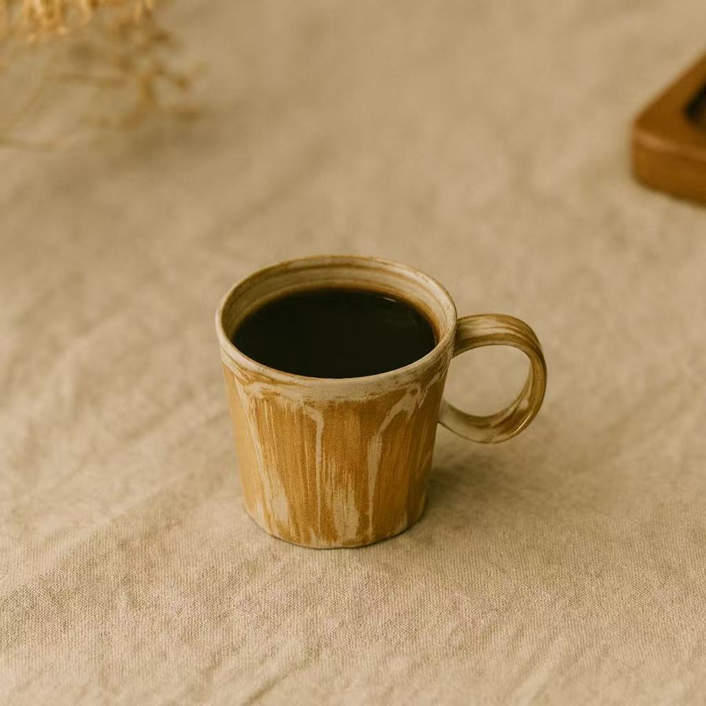 Lot de 2 Tasses en Céramique – Collection Naturelle (170 ml)