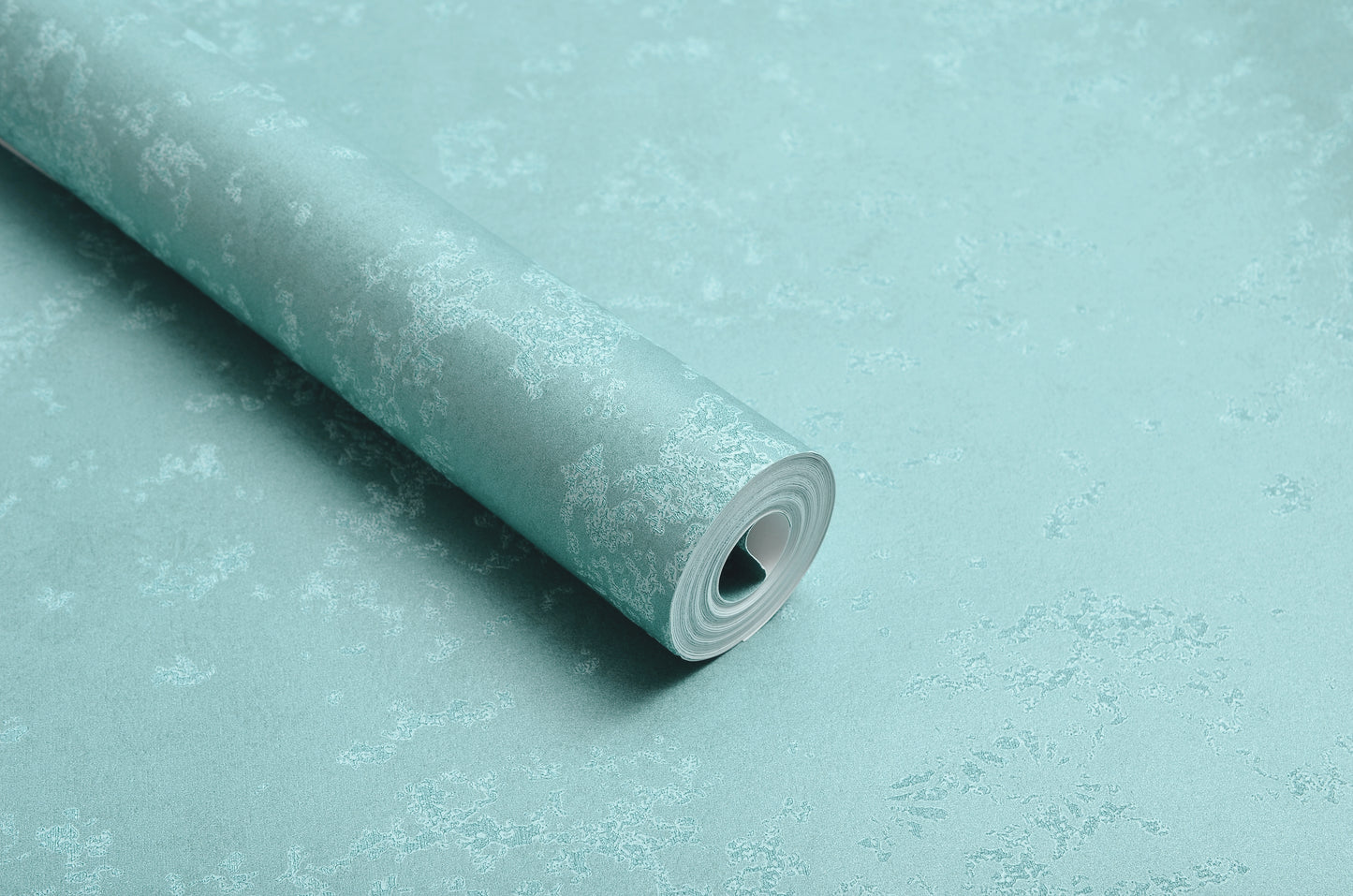 Decopine Papier Peint Intissé Brume Minérale – Vert Aigue-Marine Doux – 0,53 x 10m – Sans Colle