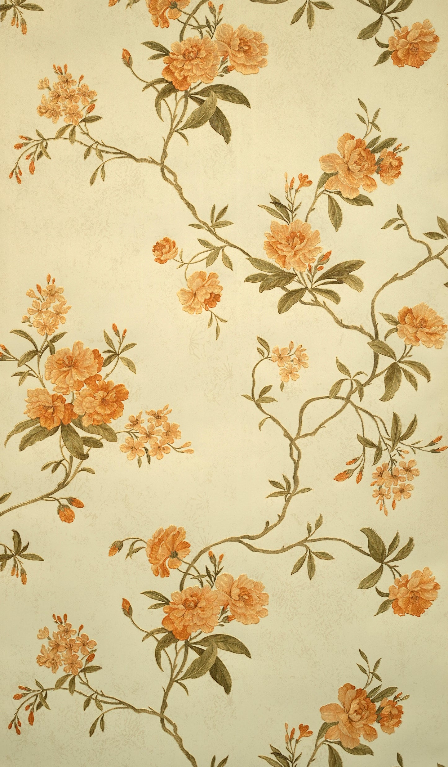 Decopine Papier Peint Intissé Jardin Flottant - Jaune