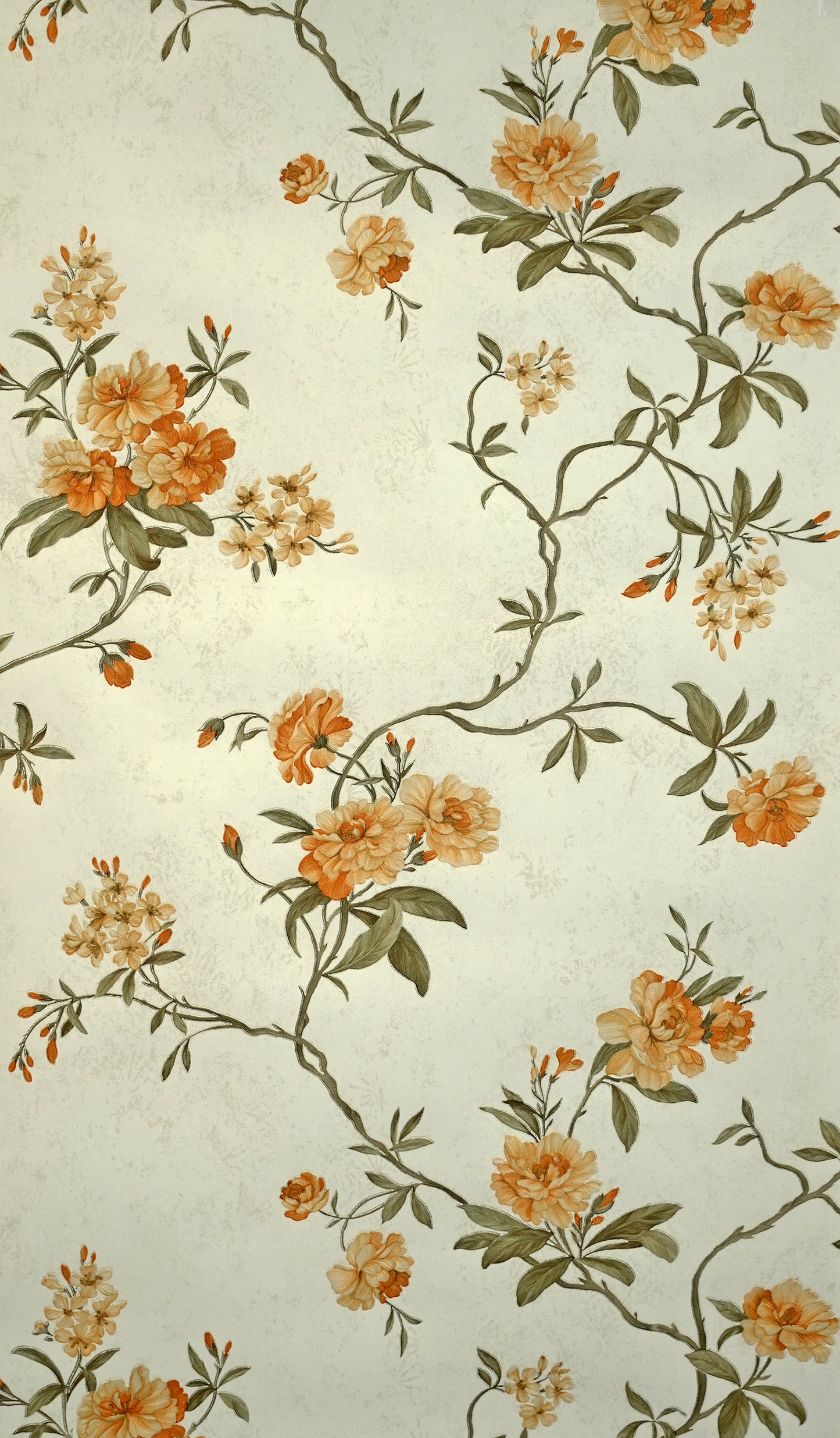 Decopine Papier Peint Intissé Jardin Flottant - Beige Clair
