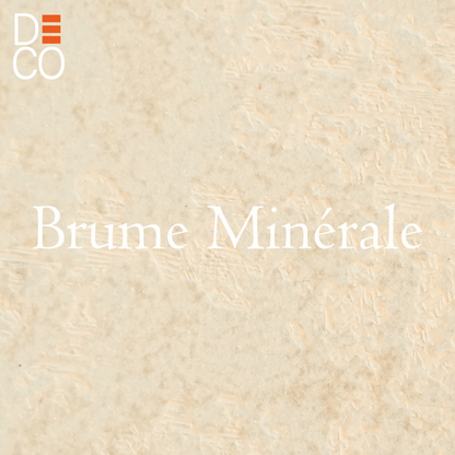 Decopine Papier Peint Intissé Brume Minérale – Beige Sablé – 0,53 x 10 m – Sans Colle