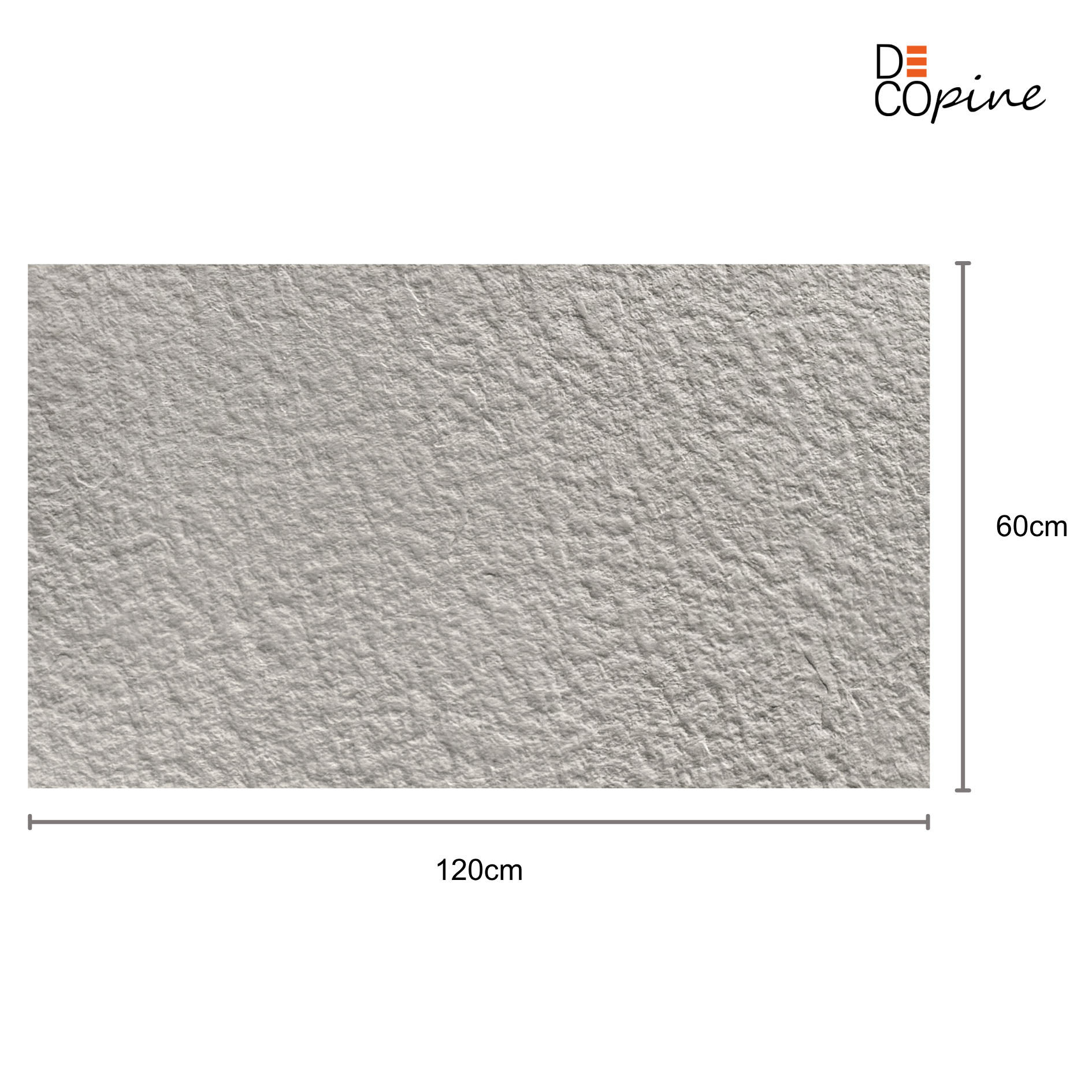 Panneau Mural Souple en Pierre Naturelle – Beige Gris Clair – 60×120 cm – Lot de 4 – B01PB03