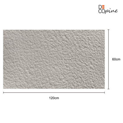 Panneau Mural Souple en Pierre Naturelle – Beige Gris Clair – 60×120 cm – Lot de 4 – Decopine - B01PB03