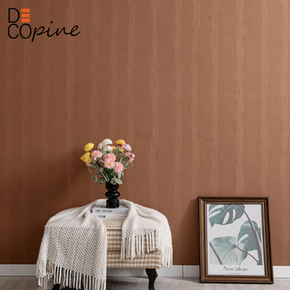 Papier Peint Auto-adhésif 3D – Relief Texturé – Terracotta – 60×280 cm