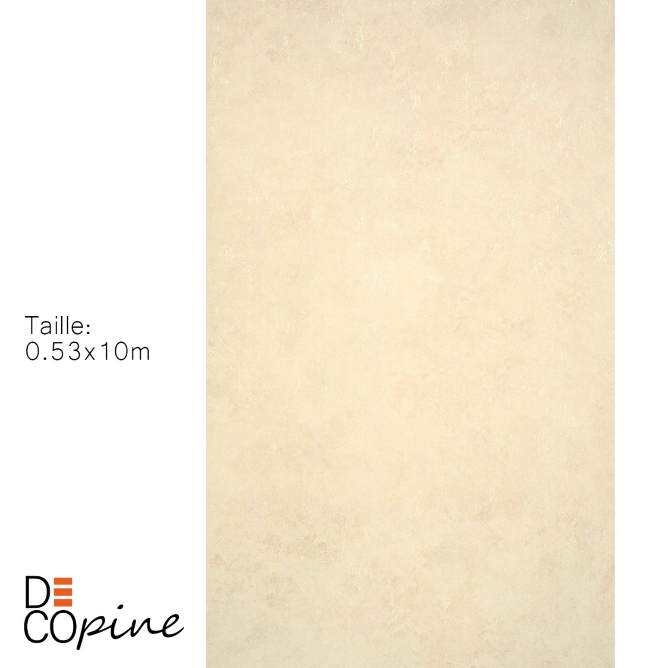 Papier Peint Intissé Brume Minérale – Beige Sablé – 0,53 x 10 m