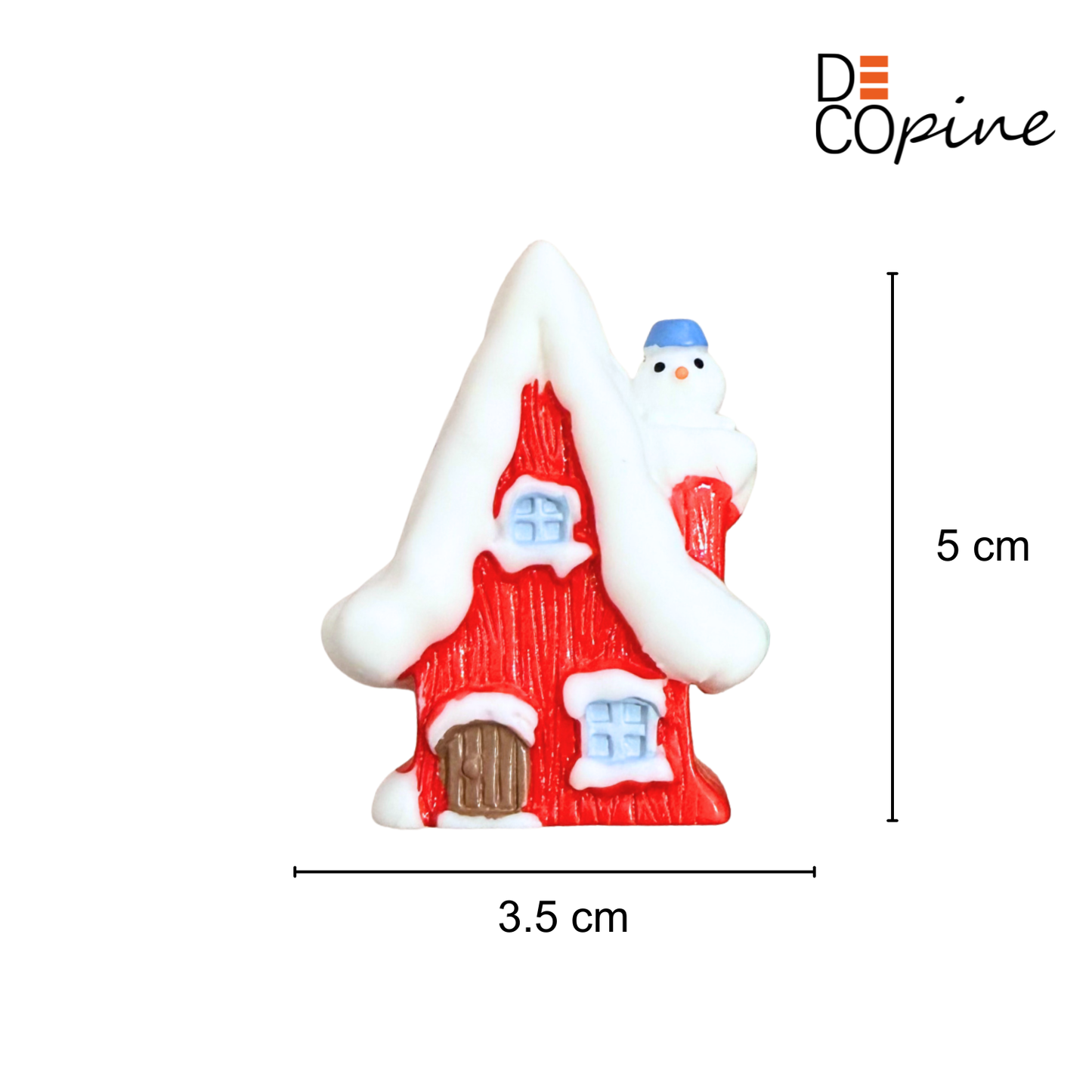 🎄Magnet Maison de Noël – Décoration Hivernale (5 cm)