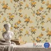 Decopine Floating Garden Vliestapete - Hellbeige
