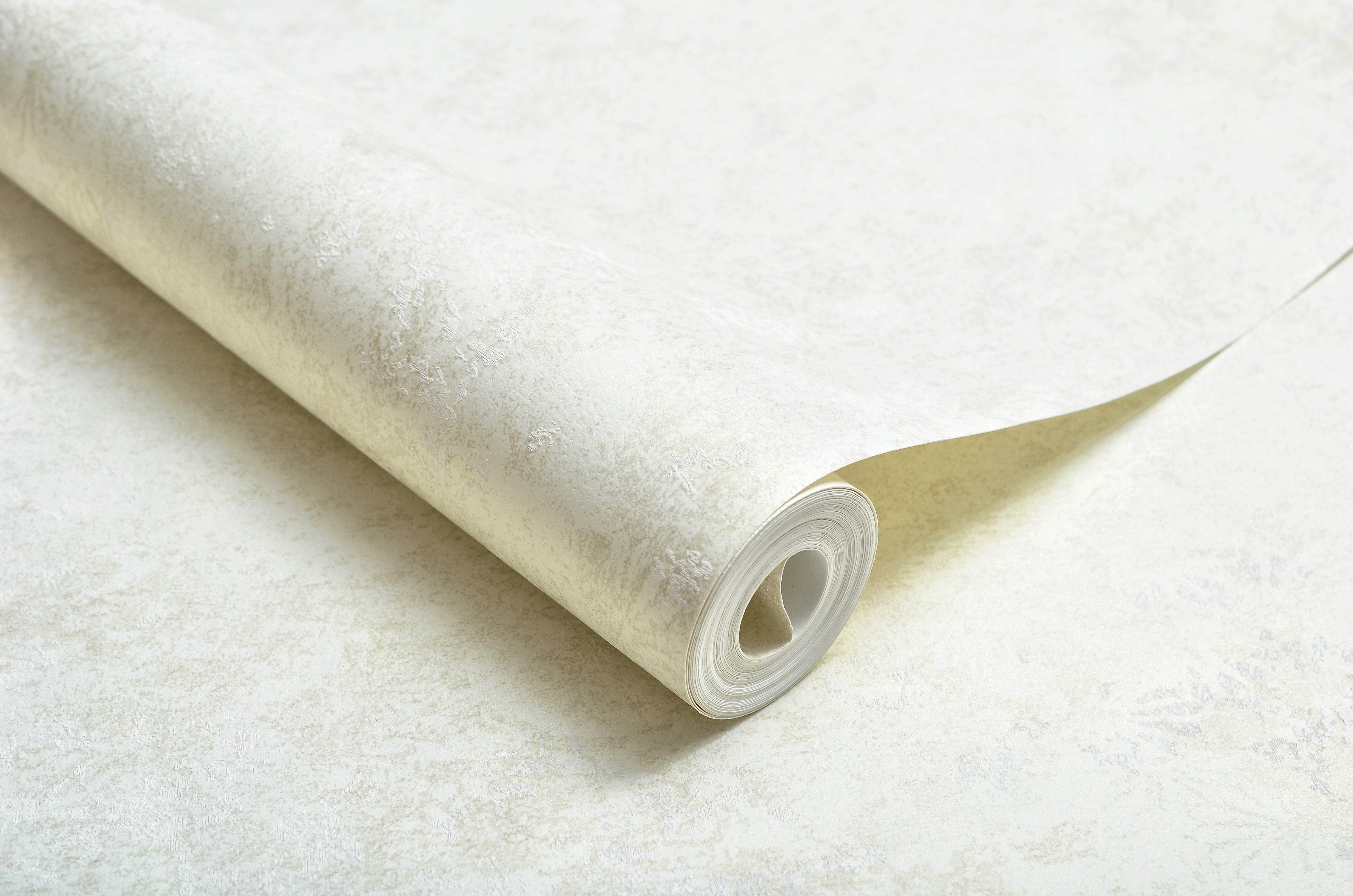 Papier Peint Intissé Voix Douce – Blanc Nuancé – 0,53 x 10m