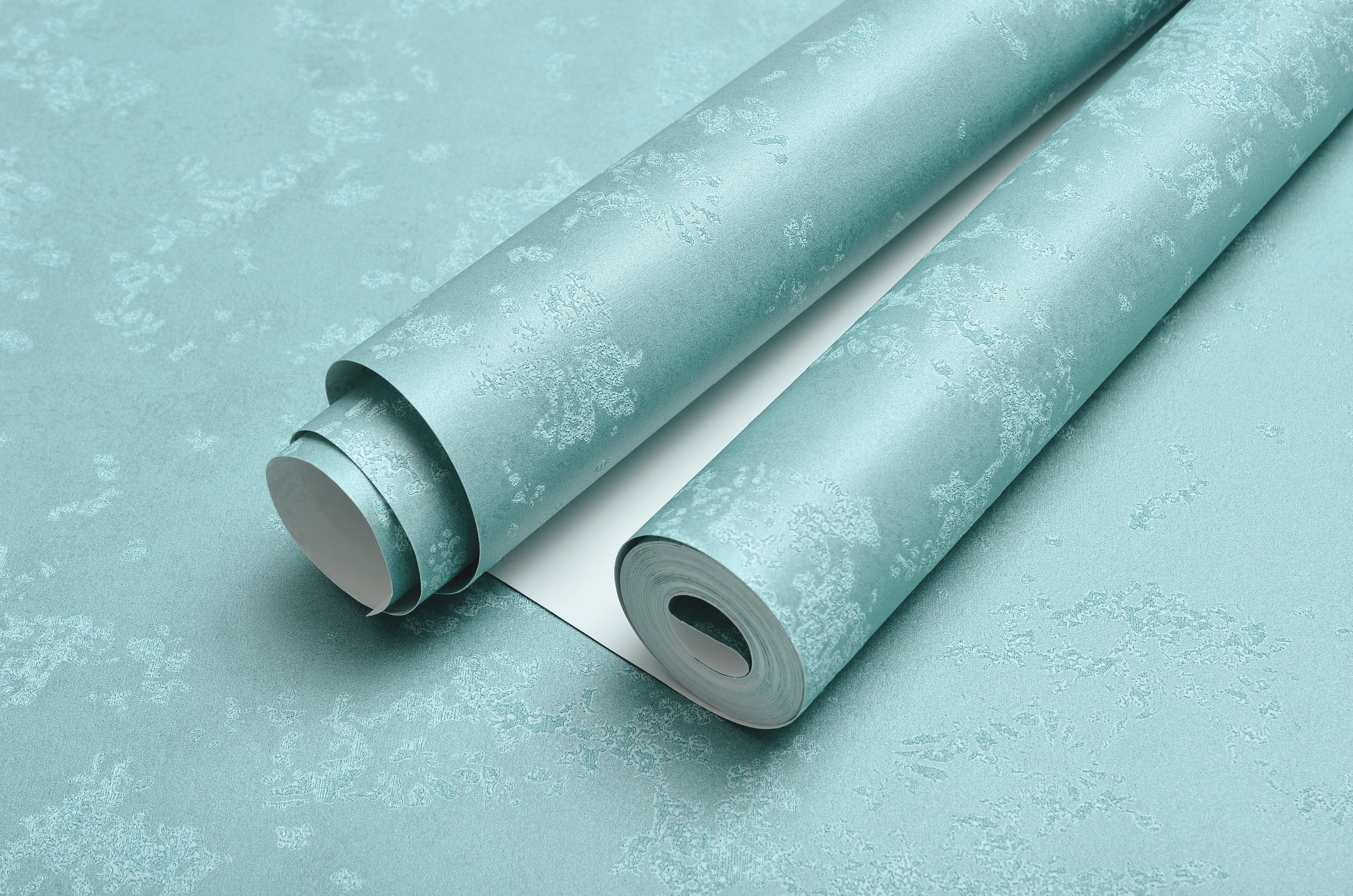 Papier Peint Intissé Brume Minérale – Bleu – 0,53 x 10m
