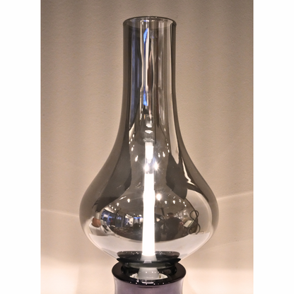 Lampe à poser LED en verre fumé – intensité réglable