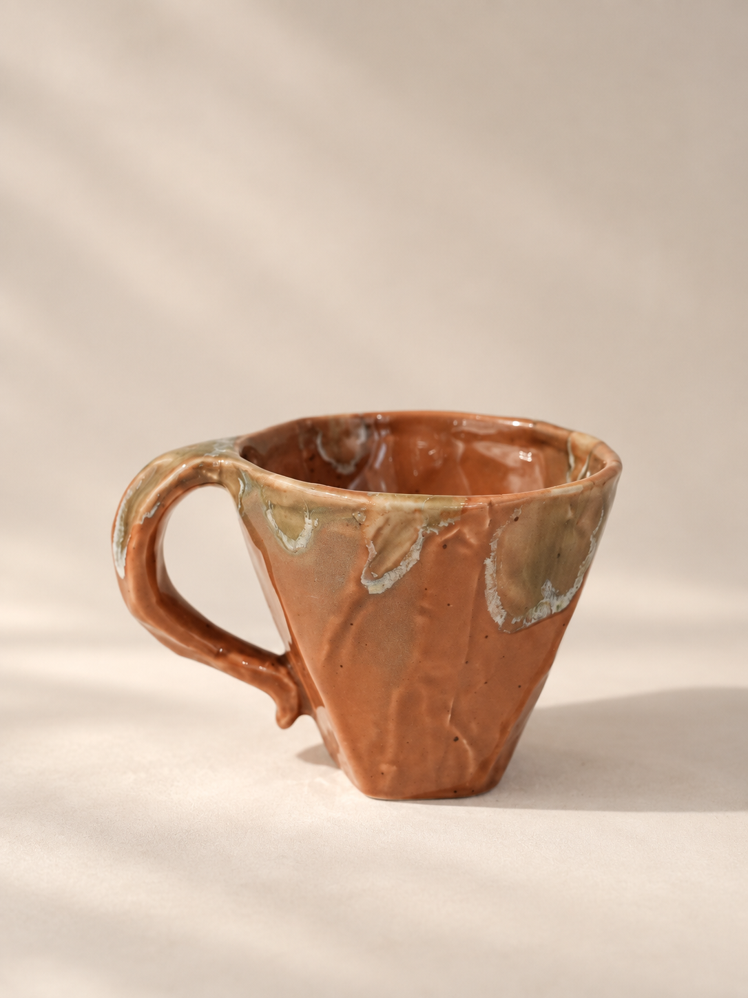 Tasse Artisanale en Grès Émaillé – 185 ml