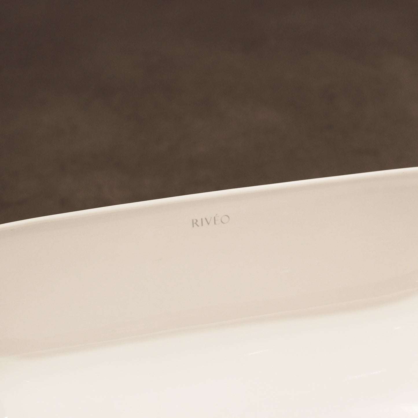 Vasque à Poser Carrée Arrondie RIVÉO – 385 × 385 mm – Avec Bonde