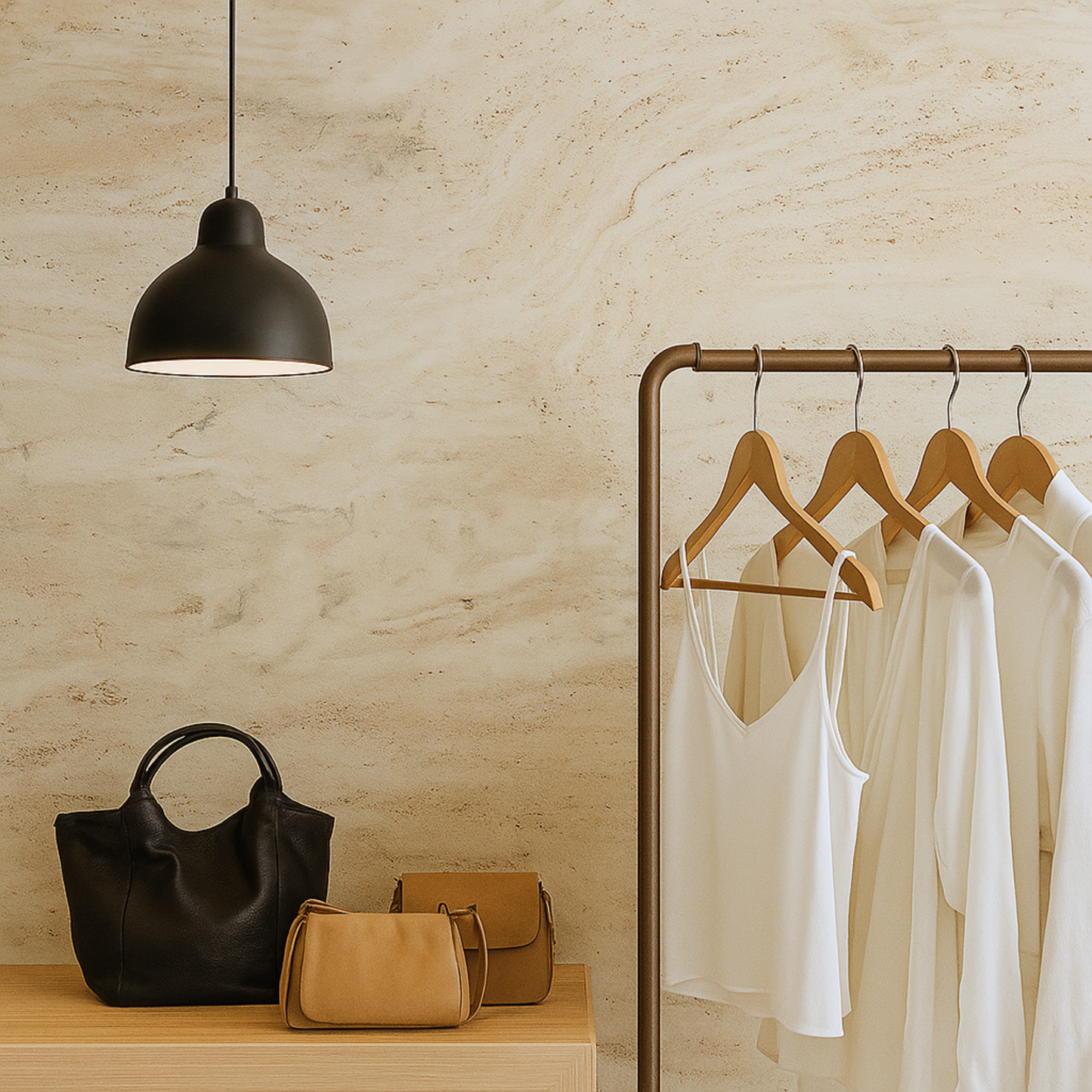 Panneau Mural Souple en Pierre Naturelle – Effet Travertin Beige – 60×120 cm – Lot de 4 – Decopine -B01TBMX