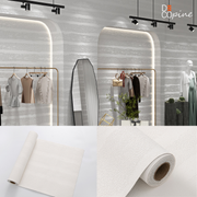 Papier Peint Auto-adhésif 3D – Texture Relief – Blanc – 60×280 cm