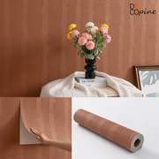 3D Self-Adhesive Wallpaper – Textured Relief – Terracotta – 60×280 cm