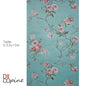 Decopine Papier Peint Intissé Jardin Flottant - Bleu
