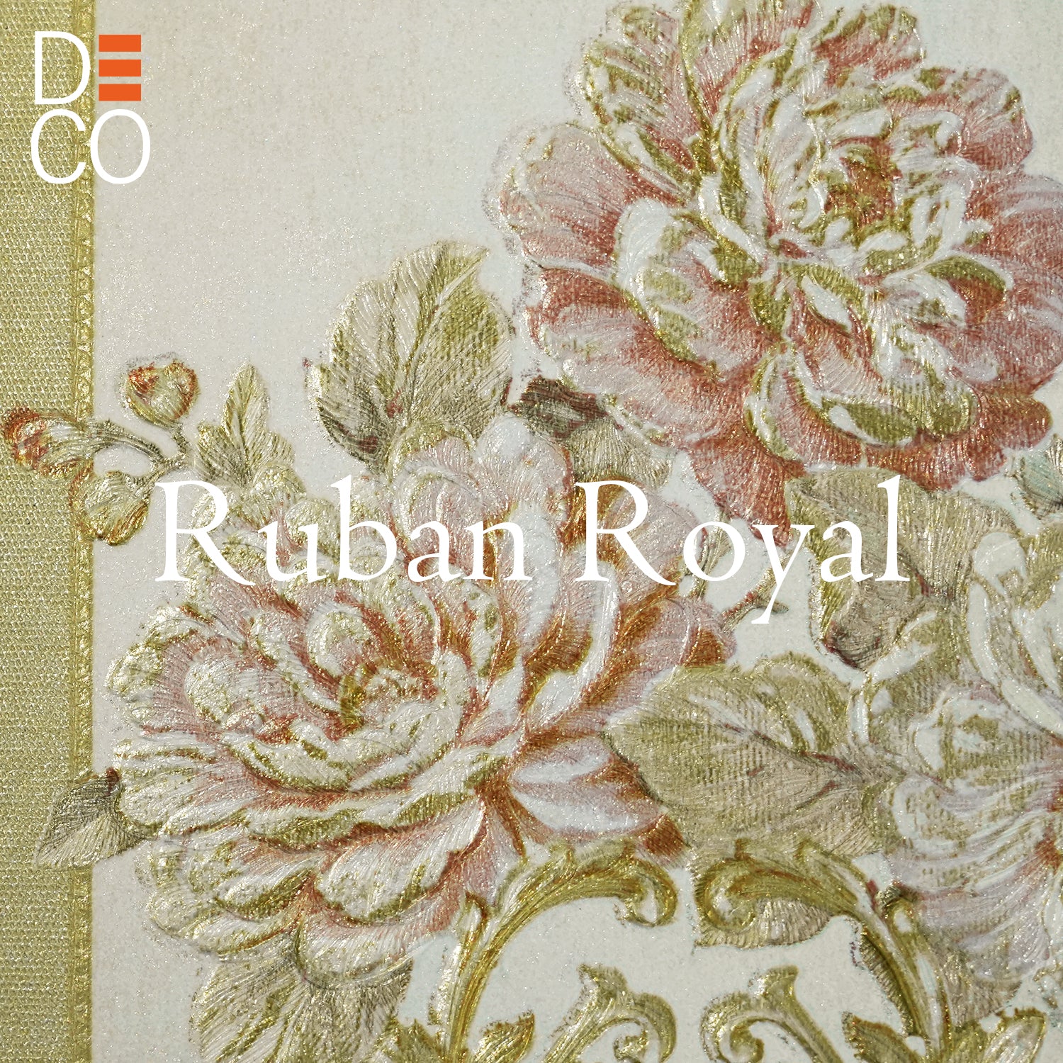 Papier Peint Intissé Ruban Royal – Beige Doux – 0,53 x 10m