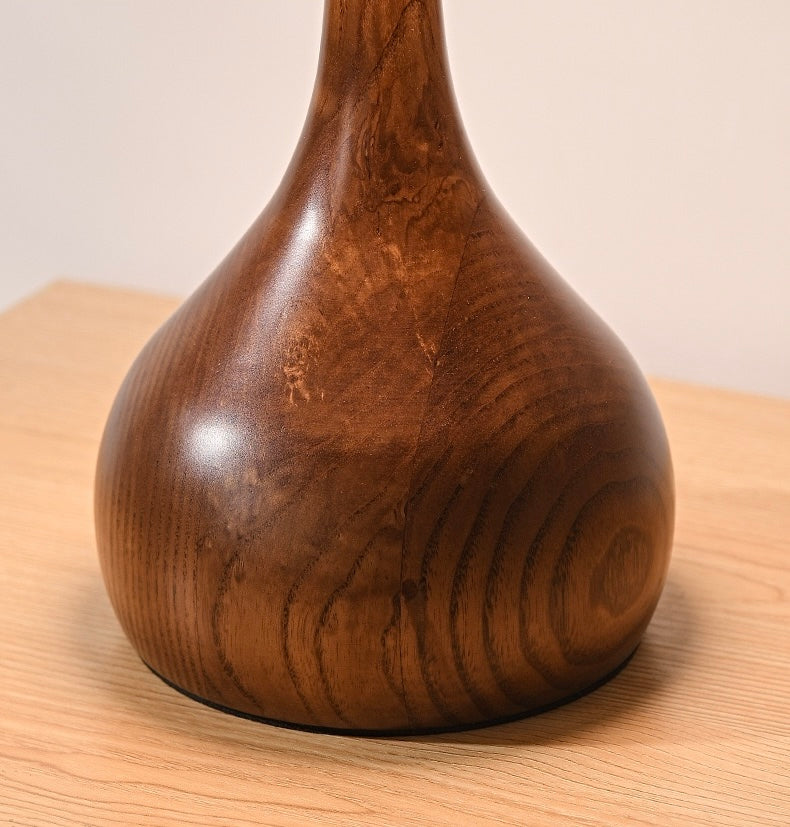 Lampe de Table en Frêne & Verre Cognac – ÉLOISE01 – Decopine (Disponible en précommande)