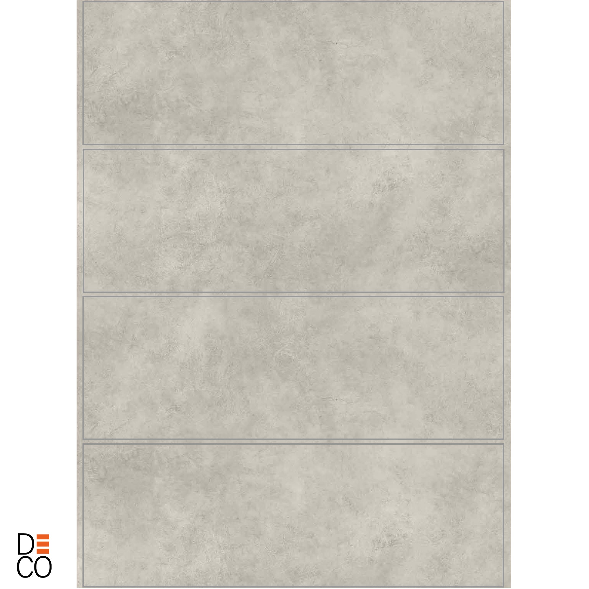 Panneau mural décoratif effet pierre gris beige mate – 65×120 cm (Lot de 4, 3,12 m²) - REF: A03MG01