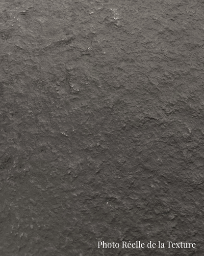 Panneau Mural Souple en Pierre Naturelle – Noir Minéral – 60×120 cm – Lot de 4 – Decopine - B01PB04