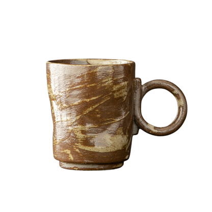 Lot de 2 Tasses en Céramique – Collection Naturelle (150 ml)