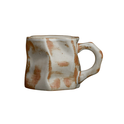 Lot de 2 Tasses en Céramique – Collection Dégradé Blanc (300 ml)