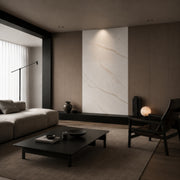 Panneau mural décoratif effet marbre blanc mat – 65×120 cm (Lot de 4, 3,12 m²) - REF: A03MW03
