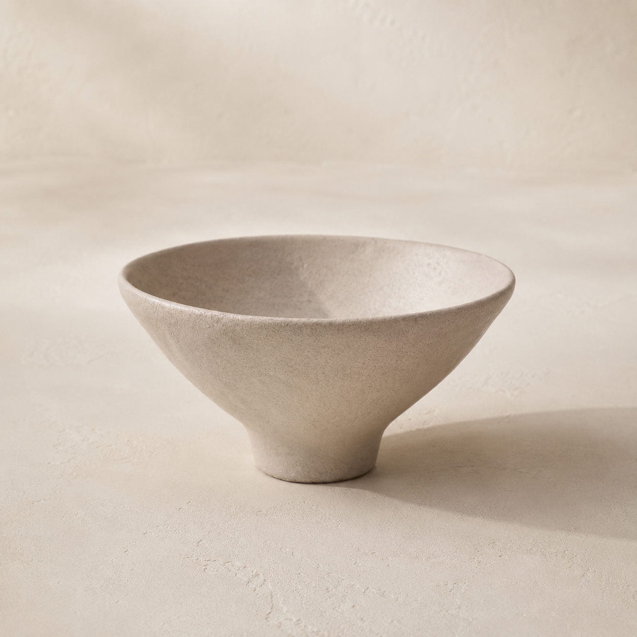 Bol sur pied en grès effet bronze – Ø 12,5 cm