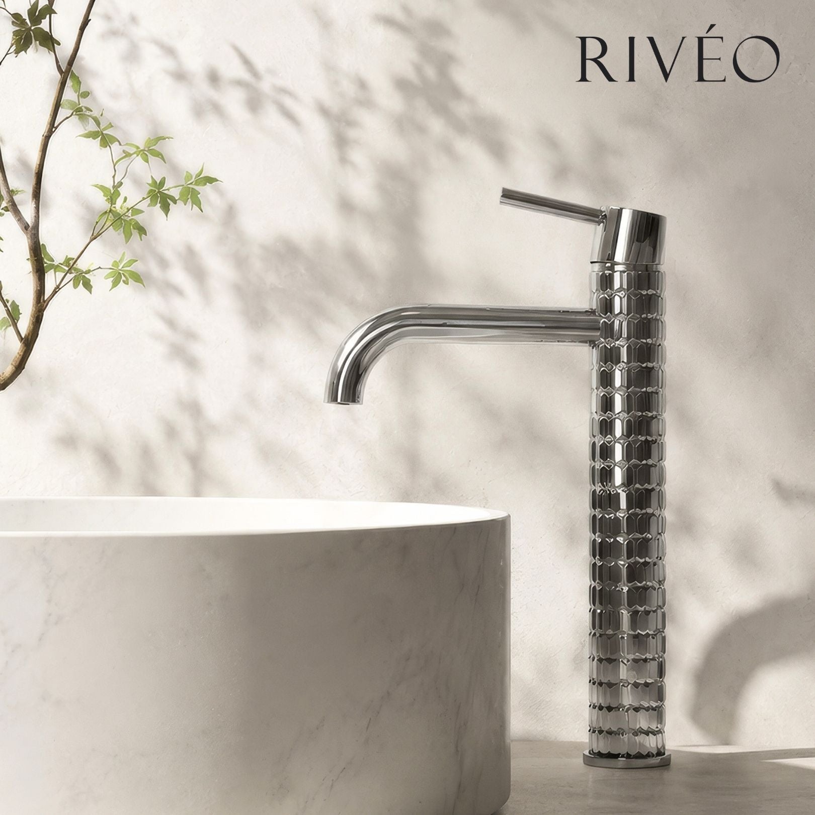 RIVÉO High Polished Chrome Basin Mixer