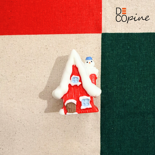 🎄Magnet Maison de Noël – Décoration Hivernale (5 cm)