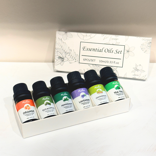 Coffret d’Huiles Essentielles pour Diffuseur – 6 x 10 ml