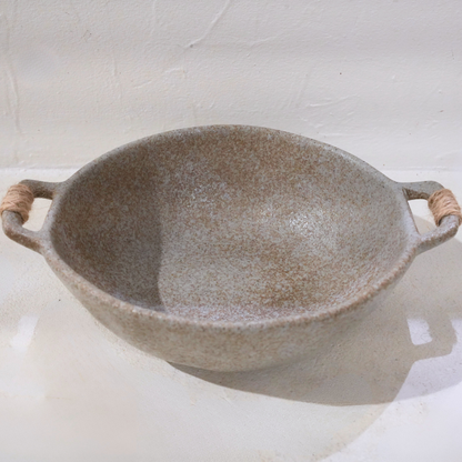 Bol en Grès Naturel (19,5 × 15,5 × 5,3 cm)