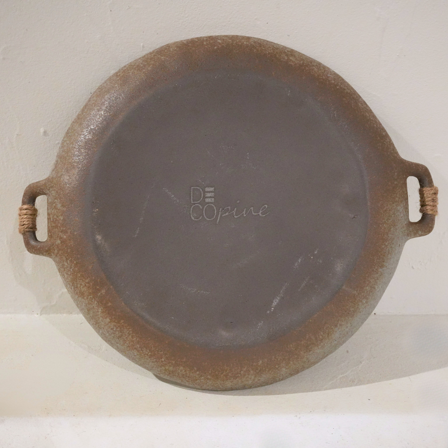 Plateau en Grès Naturel  (31 × 25 × 2 cm)