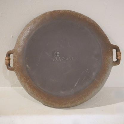 Plateau en Grès Naturel  (31 × 25 × 2 cm)